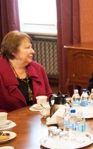 Spotkanie minister Anny Marii Anders z Marią Mirecką-Loryś